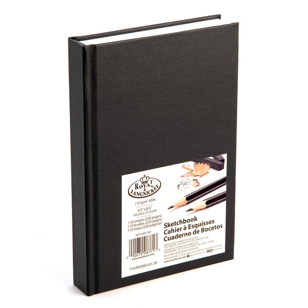 royal and langnickel SKT5585-301 | 5.5" x 8.5" Black Sketchbook