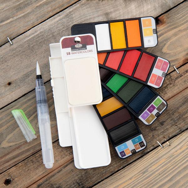 Royal And Langnickel WAC-18 | Essentials™ 19pc Watercolor Flip Kit