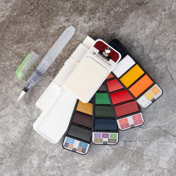 Royal And Langnickel WAC-18 | Essentials™ 19pc Watercolor Flip Kit