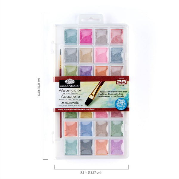 Royal And Langnickel WAC-184 | 29pc Pearlescent Watercolor Ca