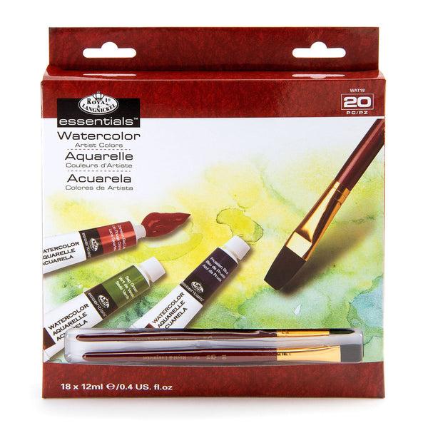 Royal And Langnickel WAT Series | Watercolor Paint Packs With Brushes - 12 Ml