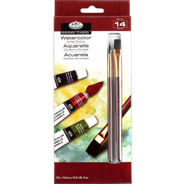 royal and langnickel WAT Series | Watercolor Paint Packs with Brushes - 12 ml