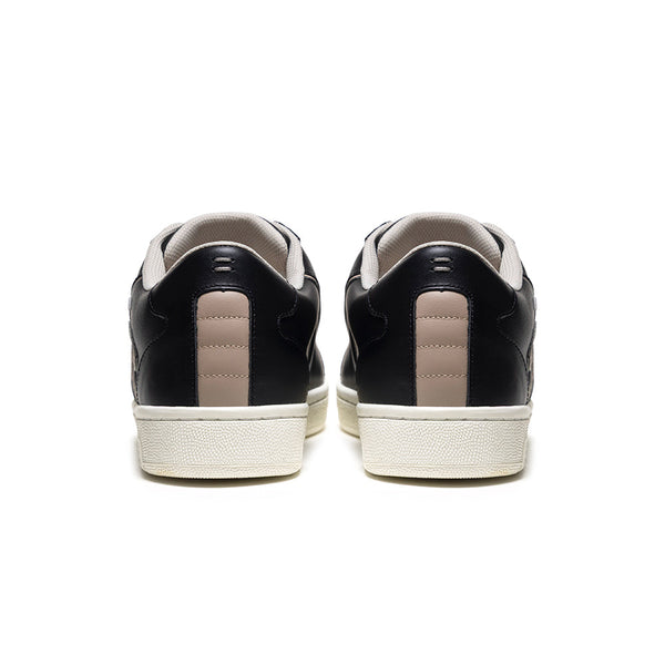 Royal Elastics Men's Adelaide Black Beige Leather Sneakers 002653-998