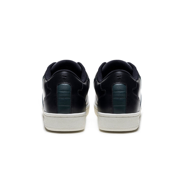 Royal Elastics Men's Adelaide Black Green Leather Sneakers 02643-994