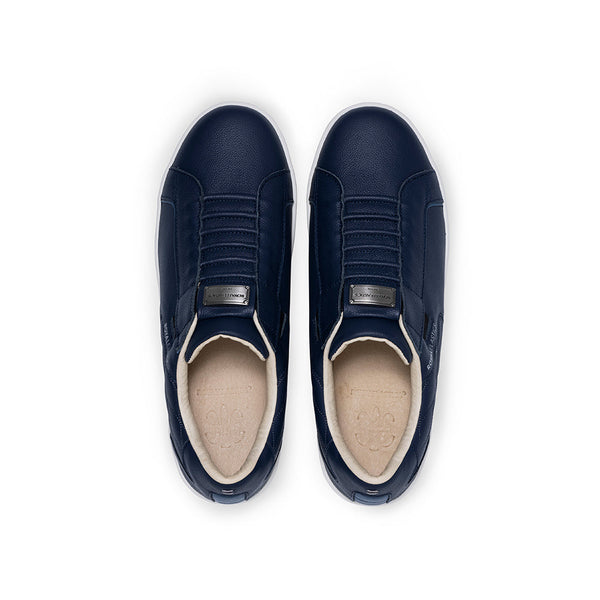 Royal Elastics Men's Adelaide Lux Dark Blue Leather Sneakers 02723-555