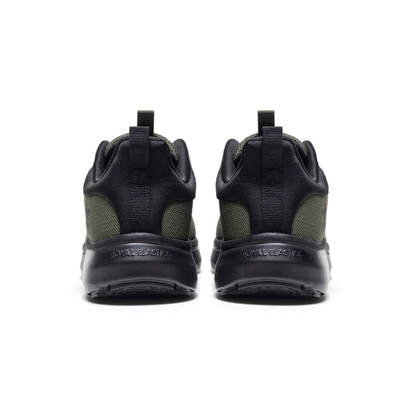 Royal Elastics Men's Comfy Green Black FlyKnit Sneakers 07943-449