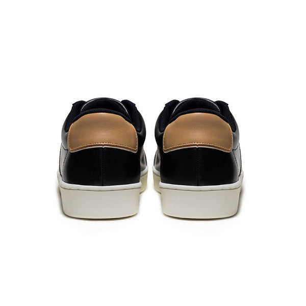 Royal Elastics Men's Duca Black Brown Leather Sneakers 06842-997