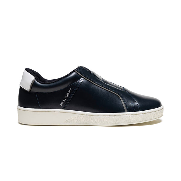 royal elastics Men's Duca Navy Blue Leather Sneakers 06842-558