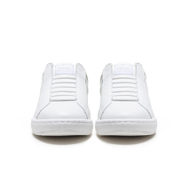 Royal Elastics Men's Icon 2.0 White Gold Logo Leather Sneakers 06543-078