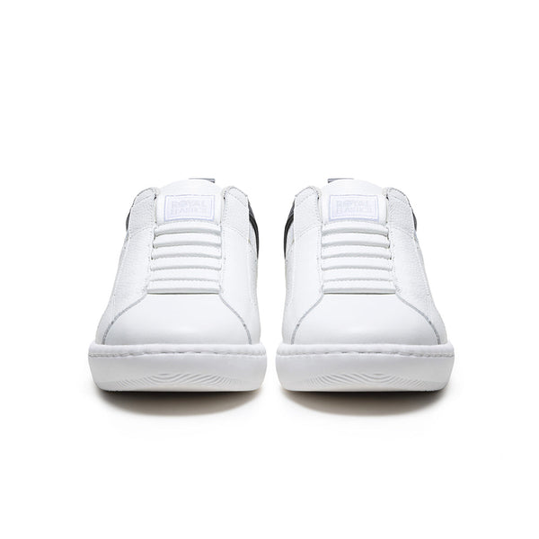 Royal Elastics Men's Icon 2.0 White Gray Logo Leather Sneakers 06543-088