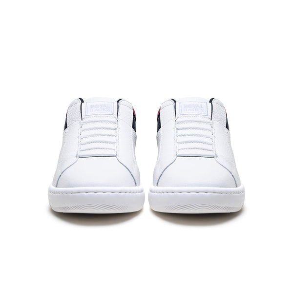 Royal Elastics Men's Icon 2.0 White Red Black Logo Leather Sneakers 006553-091