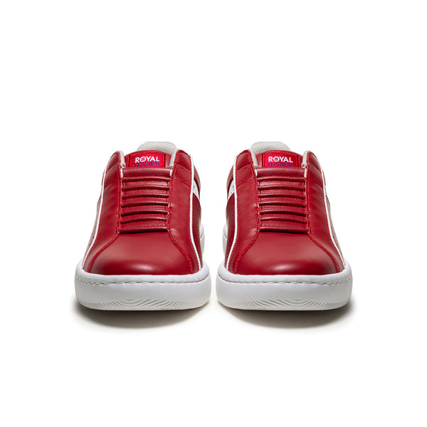 Royal Elastics Men's Icon 2.0X Red White Black Leather Sneakers 06313-119