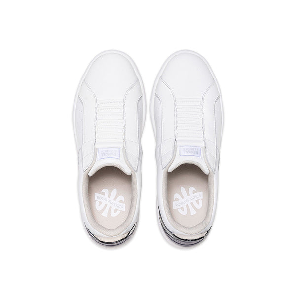 Royal Elastics Men's Icon 2.0X White Black Purple Leather Sneakers 006352-096