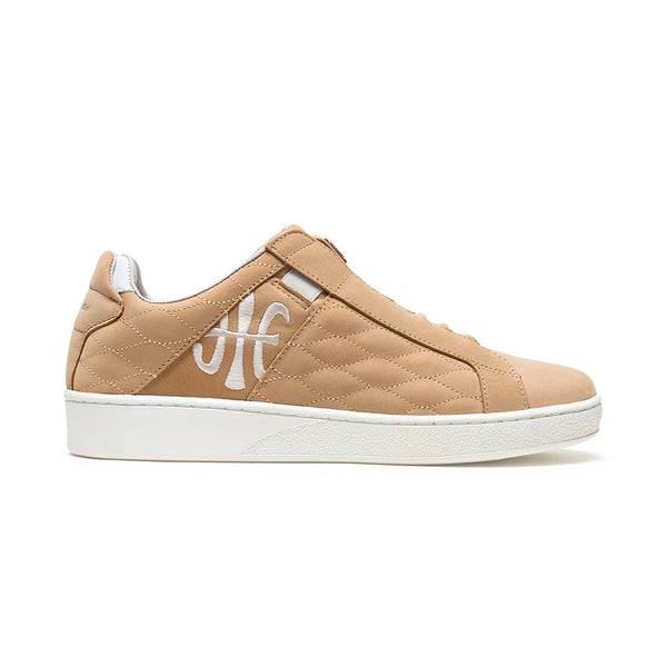 royal elastics Men's Icon Lux Beige Leather Sneakers 002553-777