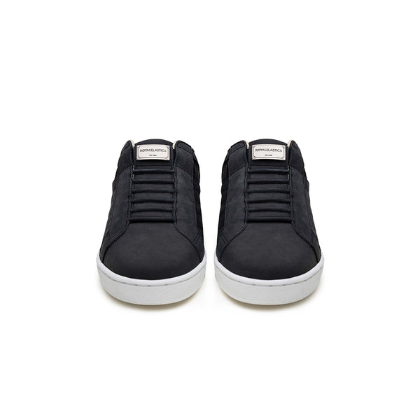 Royal Elastics Men's Icon Lux Black Leather Sneakers 02543-999