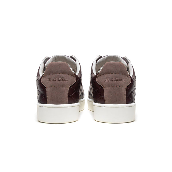 Royal Elastics Men's Icon Lux Brown Leather Sneakers 002553-770