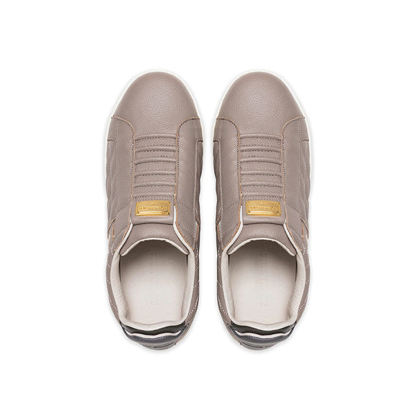 Royal Elastics Men's Icon Lux Gray Beige Leather Sneakers 002553-888