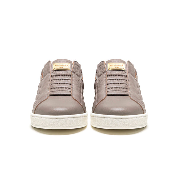 Royal Elastics Men's Icon Lux Gray Beige Leather Sneakers 002553-888