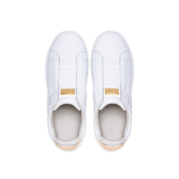 Royal Elastics Men's Icon Lux White Beige Leather Sneakers 002553-007