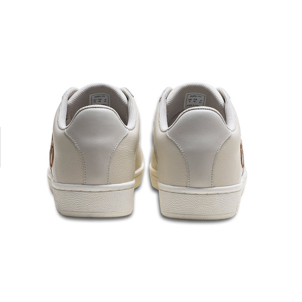 Royal Elastics Men's Icon OG Beige Gold Logo Leather Sneakers 01951-777
