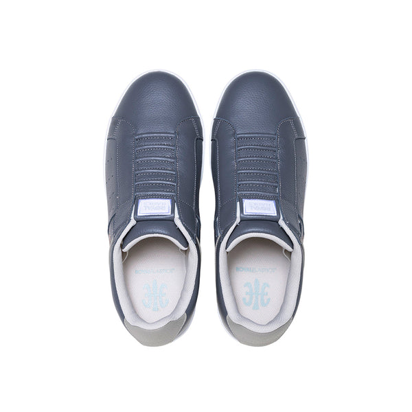 Royal Elastics Men's Icon OG Gray Beige Logo Leather Sneakers 001953-887