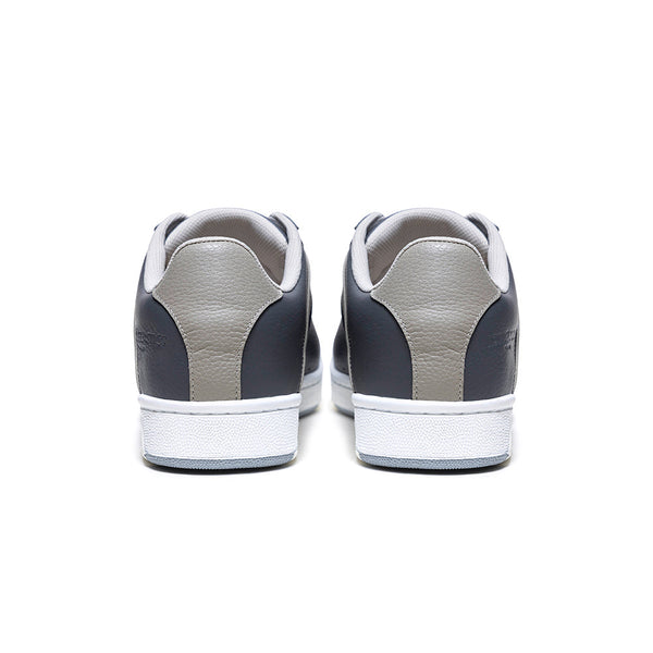 Royal Elastics Men's Icon OG Gray Beige Logo Leather Sneakers 001953-887