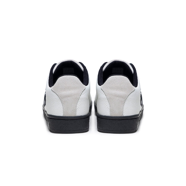 Royal Elastics Men's Icon OG White Black Logo Leather Sneakers 01951-009