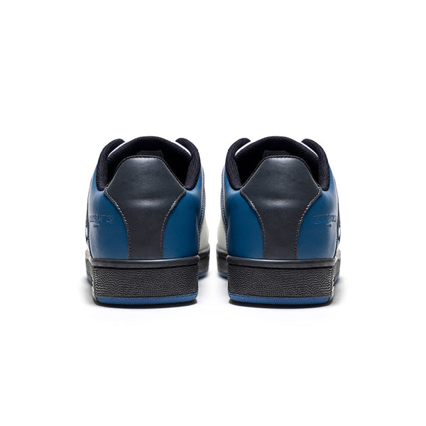 Royal Elastics Men's Icon OG White Blue Black Logo Leather Sneakers 001952-059
