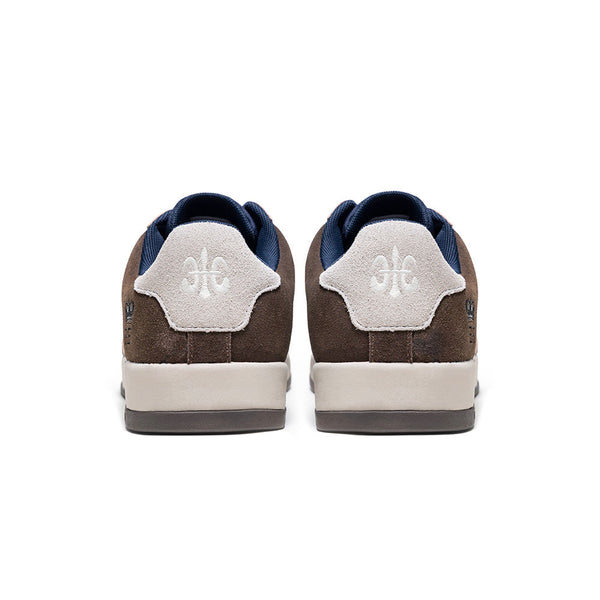 Royal Elastics Men's Icon Ultra Lux Blue Brown Leather Sneakers 07443-577