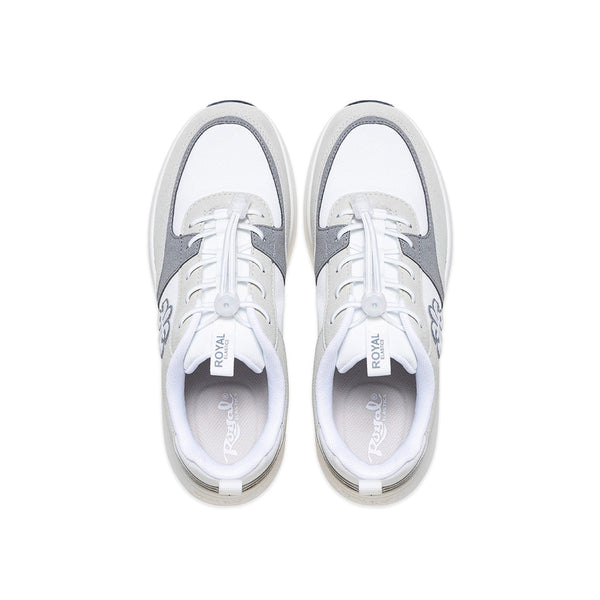 Royal Elastics Men's Riviera White Gray Casual Sneakers 07843-088