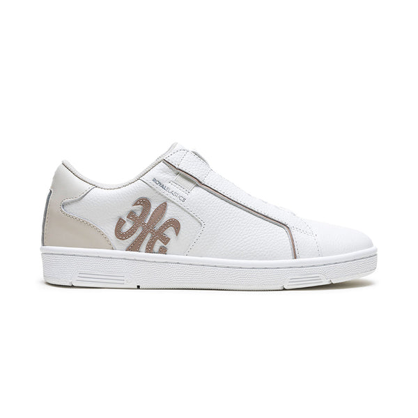royal elastics Women's Adelaide White Brown Gray Sneakers 92623-078