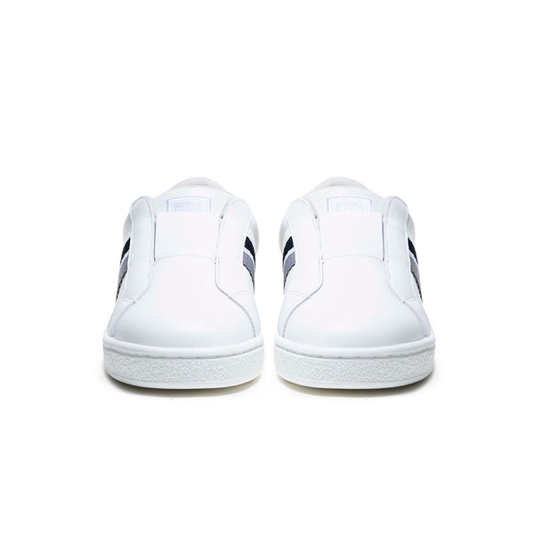 Royal Elastics Women's Bishop White Black Red Leather Sneakers 91742-081