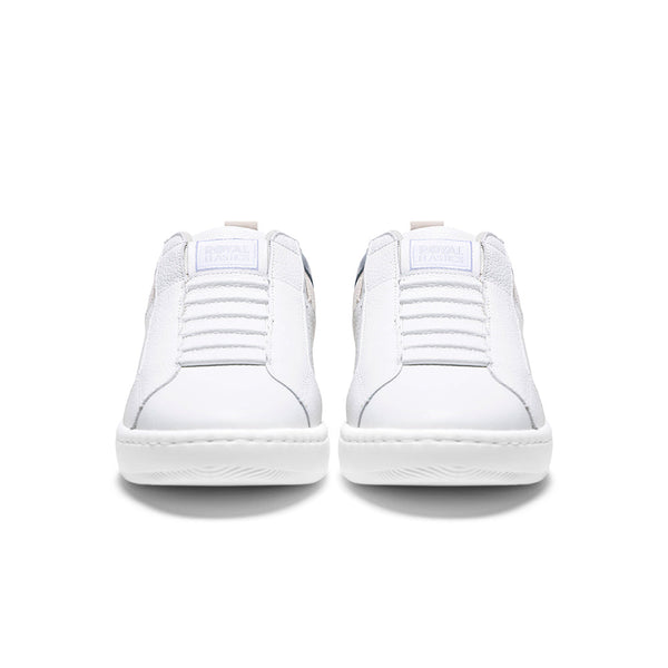 Royal Elastics Women's Icon 2.0 White Beige Gray Logo Leather Sneakers 906552-080