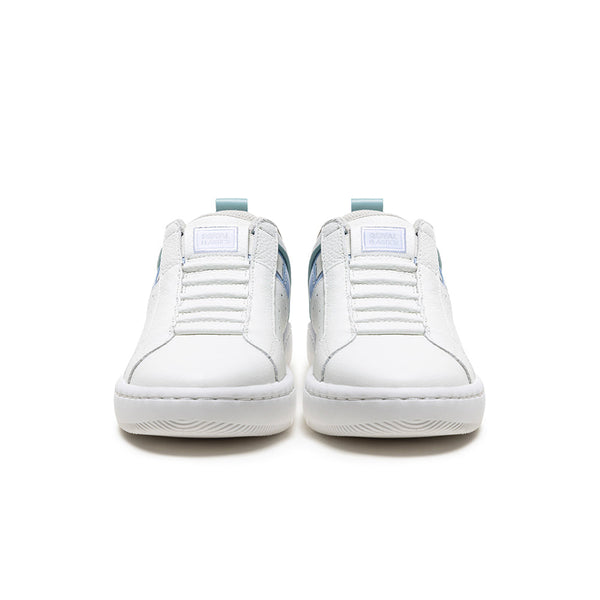 Royal Elastics Women's Icon 2.0 White Blue Purple Logo Leather Sneakers 96551-056