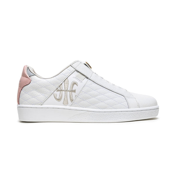 royal elastics Women's Icon Lux White Pink Leather Sneakers 92551-001