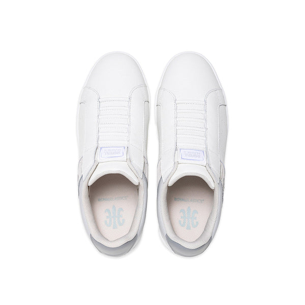 Royal Elastics Women's Icon OG White Beige Gray Logo Leather Sneakers 901952-088