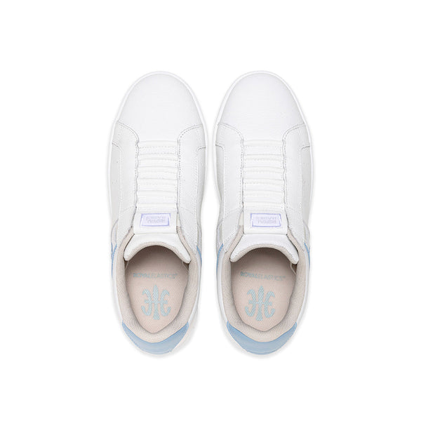 Royal Elastics Women's Icon OG White Blue Logo Leather Sneakers 901953-005