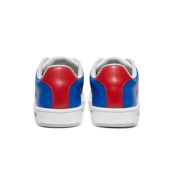 Royal Elastics Women's Icon OG White Blue Red Logo Leather Sneakers 91932-051
