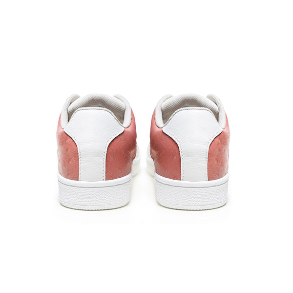 Royal Elastics Women's Icon OG White Pink Logo Leather Sneakers 91943-011