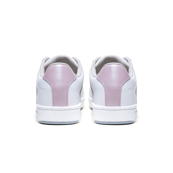 Royal Elastics Women's Icon OG White Pink Logo Leather Sneakers 901953-011