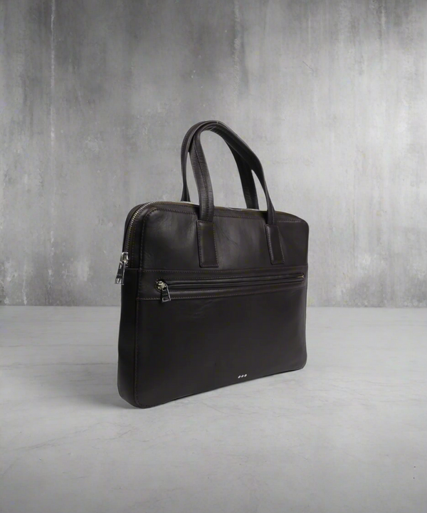 Royal Republiq Analyst Slim Laptop Bag| Brown