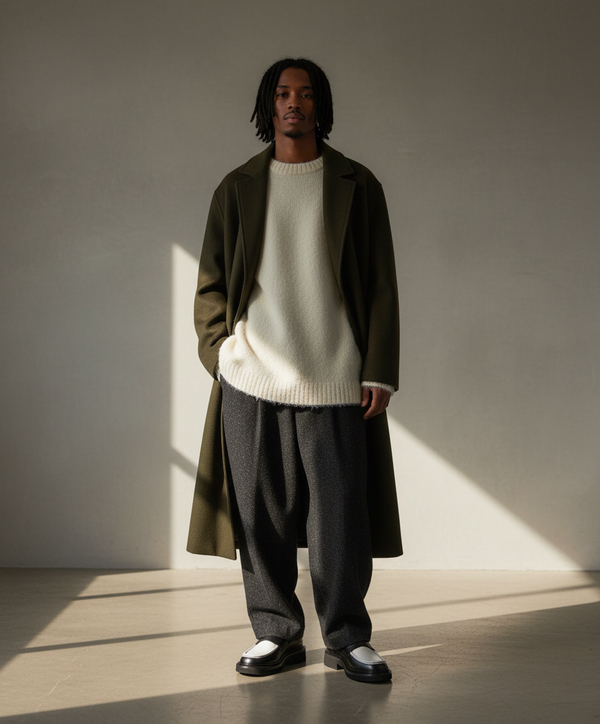 royal republiq Bond Blox Loafer 241 - White-on-Black