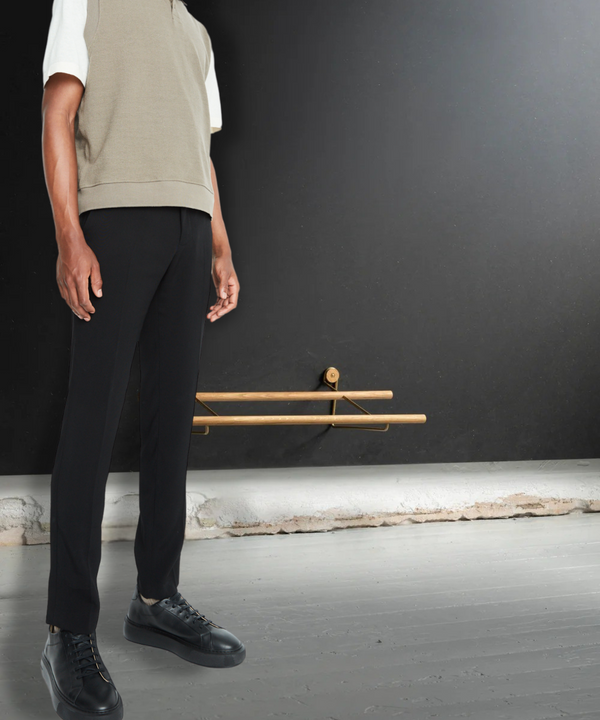 Royal Republiq Shoe Rack - Oak & Black Steel - WeDoWood