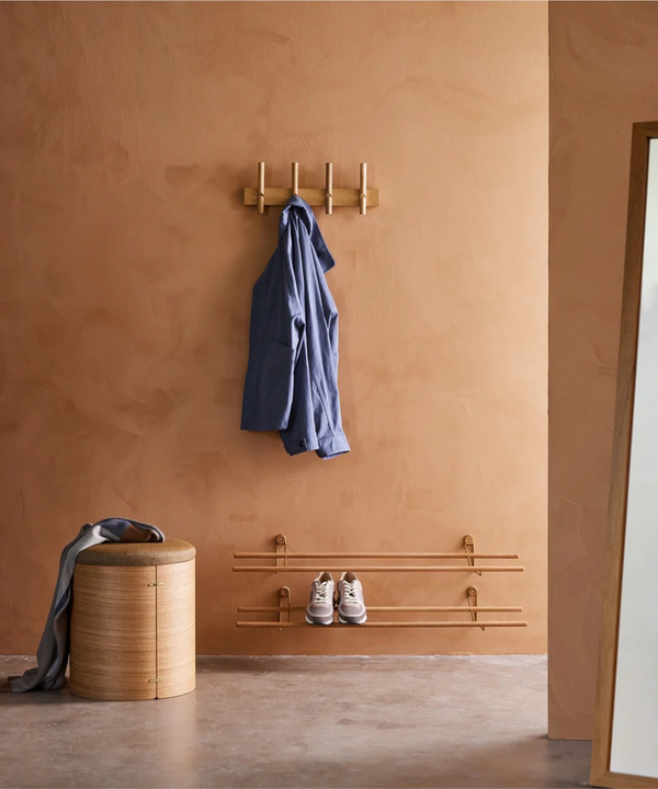 Royal Republiq Shoe Rack - Oak & Brass - WeDoWood