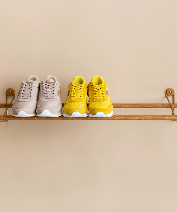 Royal Republiq Shoe Rack - Oak & Brass - WeDoWood