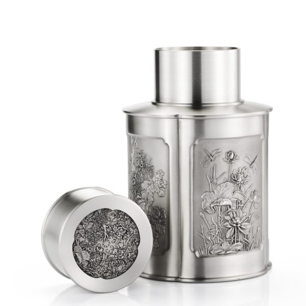 Royal Selangor Gift-boxed Four Seasons Tea Caddy LG