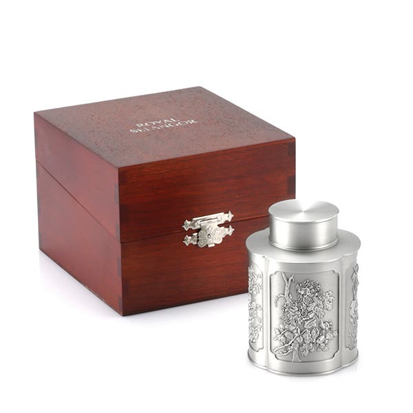Royal Selangor Gift-boxed Four Seasons Tea Caddy SM