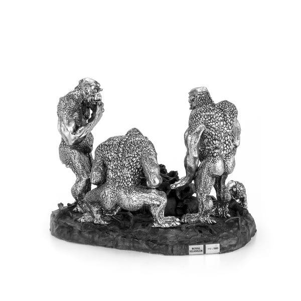 Royal Selangor Limited Edition Bilbo Baggins™ & 3 Trolls Figurine