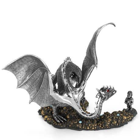 Royal Selangor Limited Edition Bilbo Baggins™ & Smaug™ The Guardian & The Thief Figurine