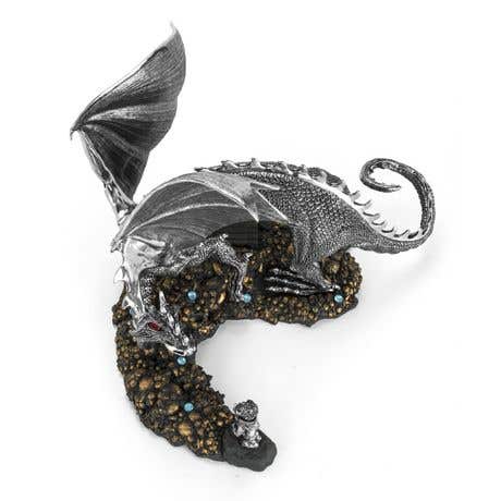 Royal Selangor Limited Edition Bilbo Baggins™ & Smaug™ The Guardian & The Thief Figurine